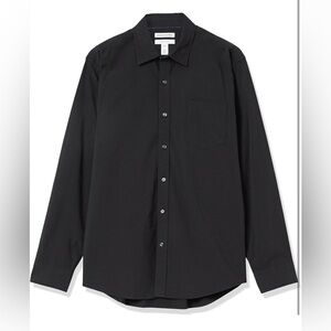 Amazon Essentials Men's Regular-Fit Long-Sleeve Casual Poplin Shirt